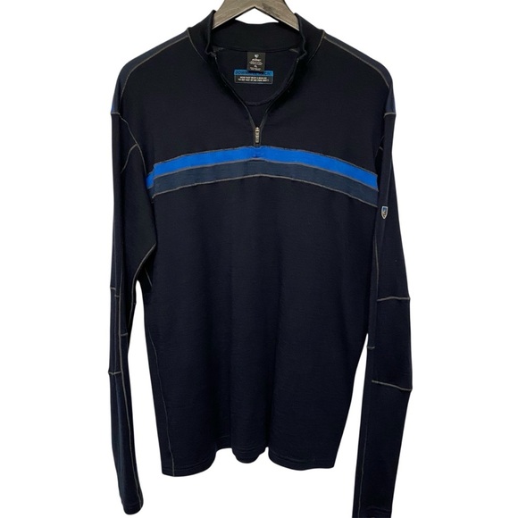 Kuhl Downhill Racr 1/4 zip Men’s Sweater - Picture 1 of 4
